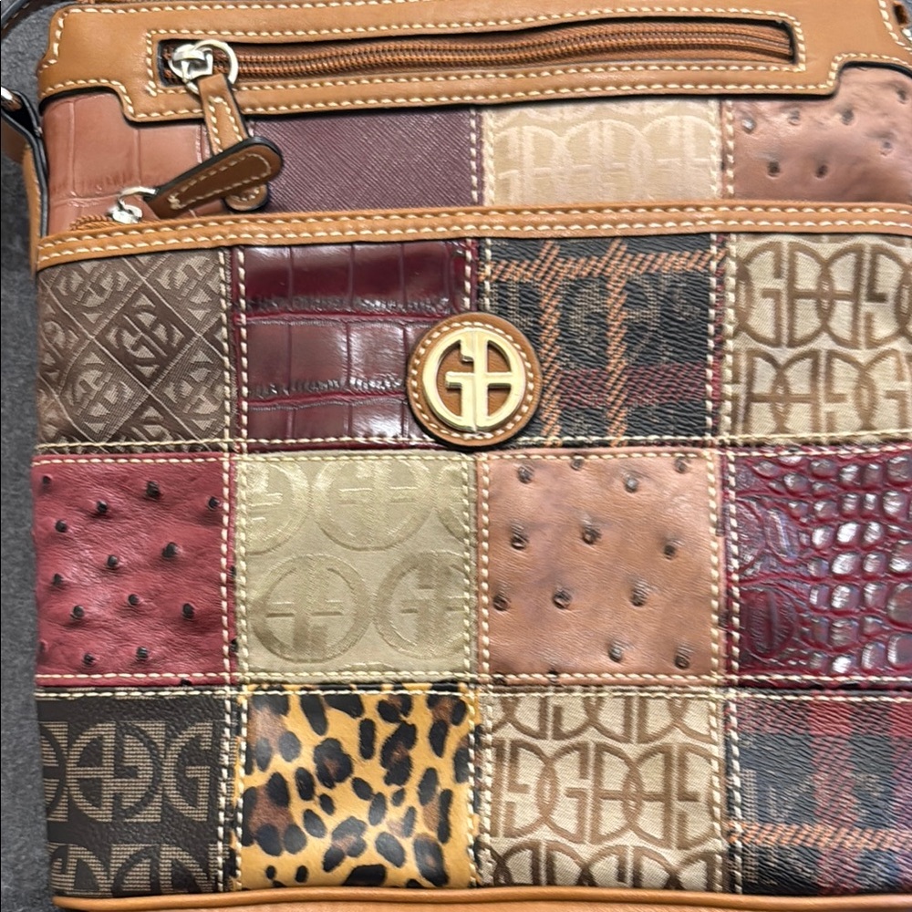 Giani Bernini Crossbody Patchwork Bag - image 3